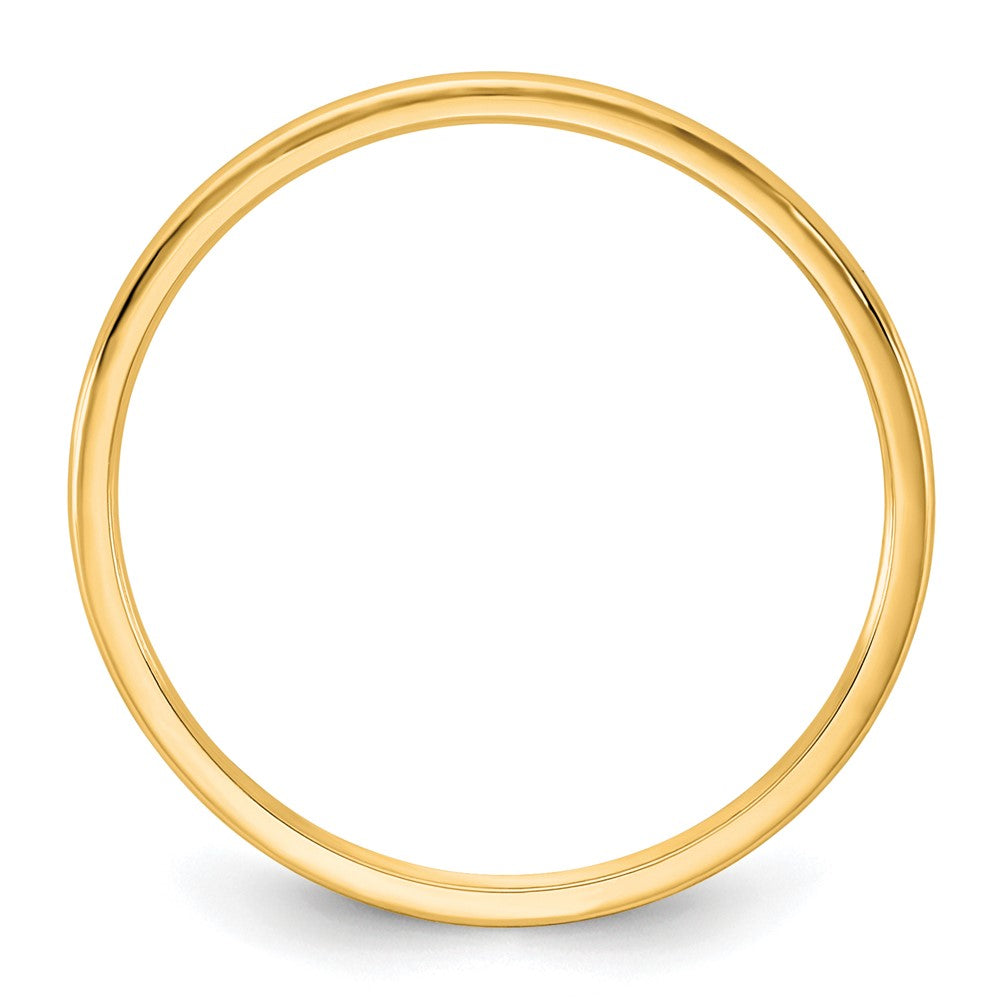 10KY 1mm LTW Half Round Band Size 7