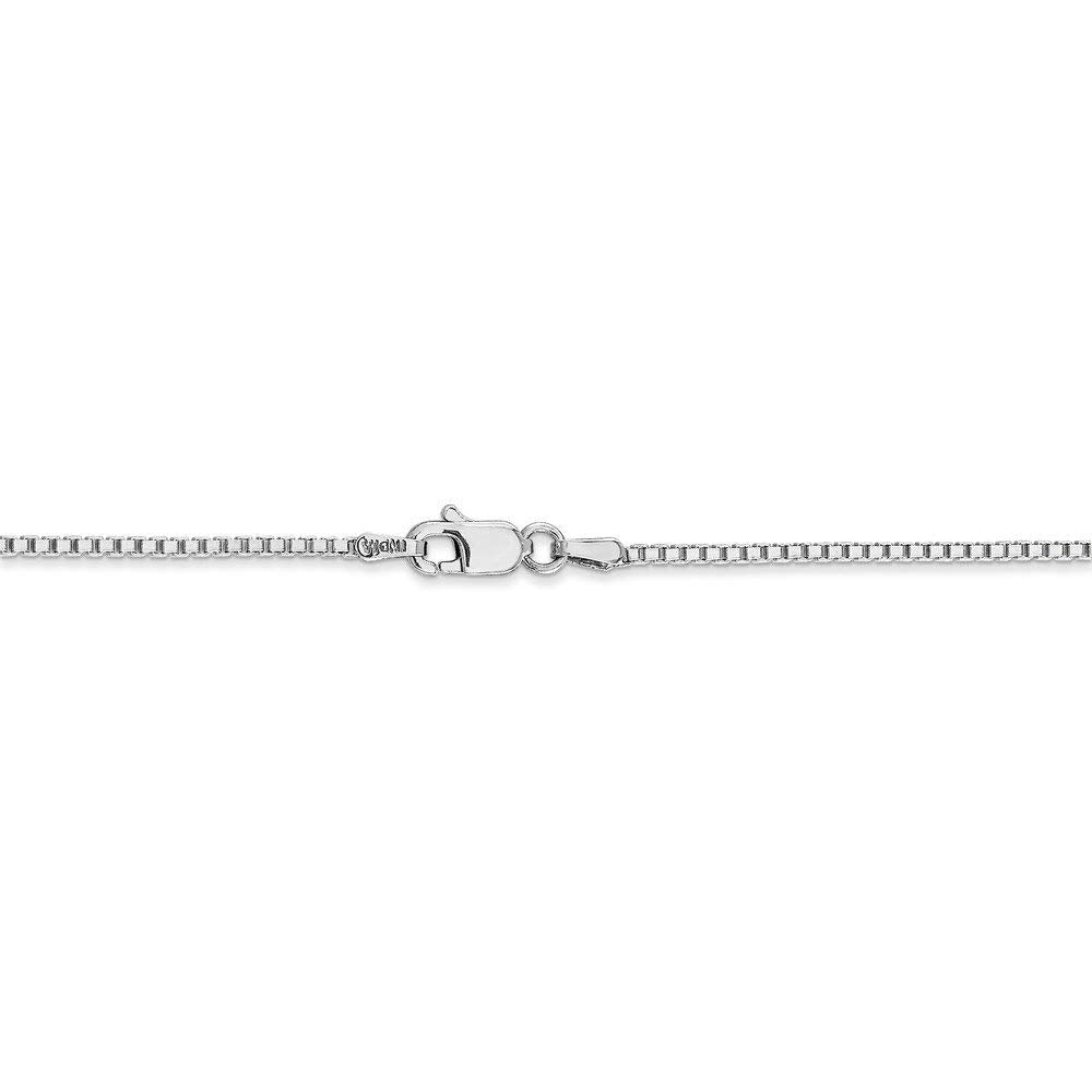 10k WG 1.25mm Box Chain