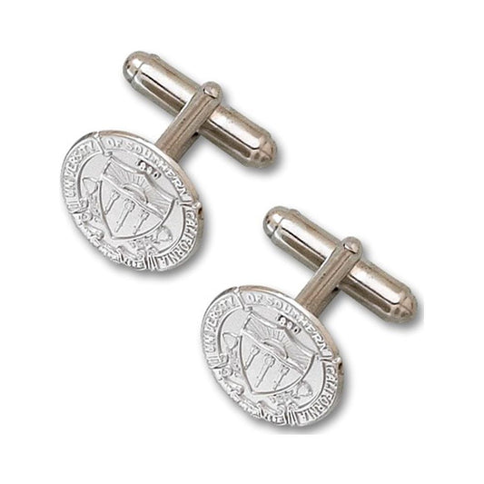 S/S UNIV OF SOUTHERN CALIFORNIA SEAL CUFF LINKS 5/8 QUSC003CL-SS