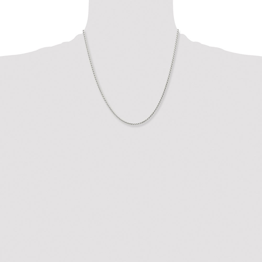 Stainless Steel Polished 2.5mm 20inFancy Link Chain