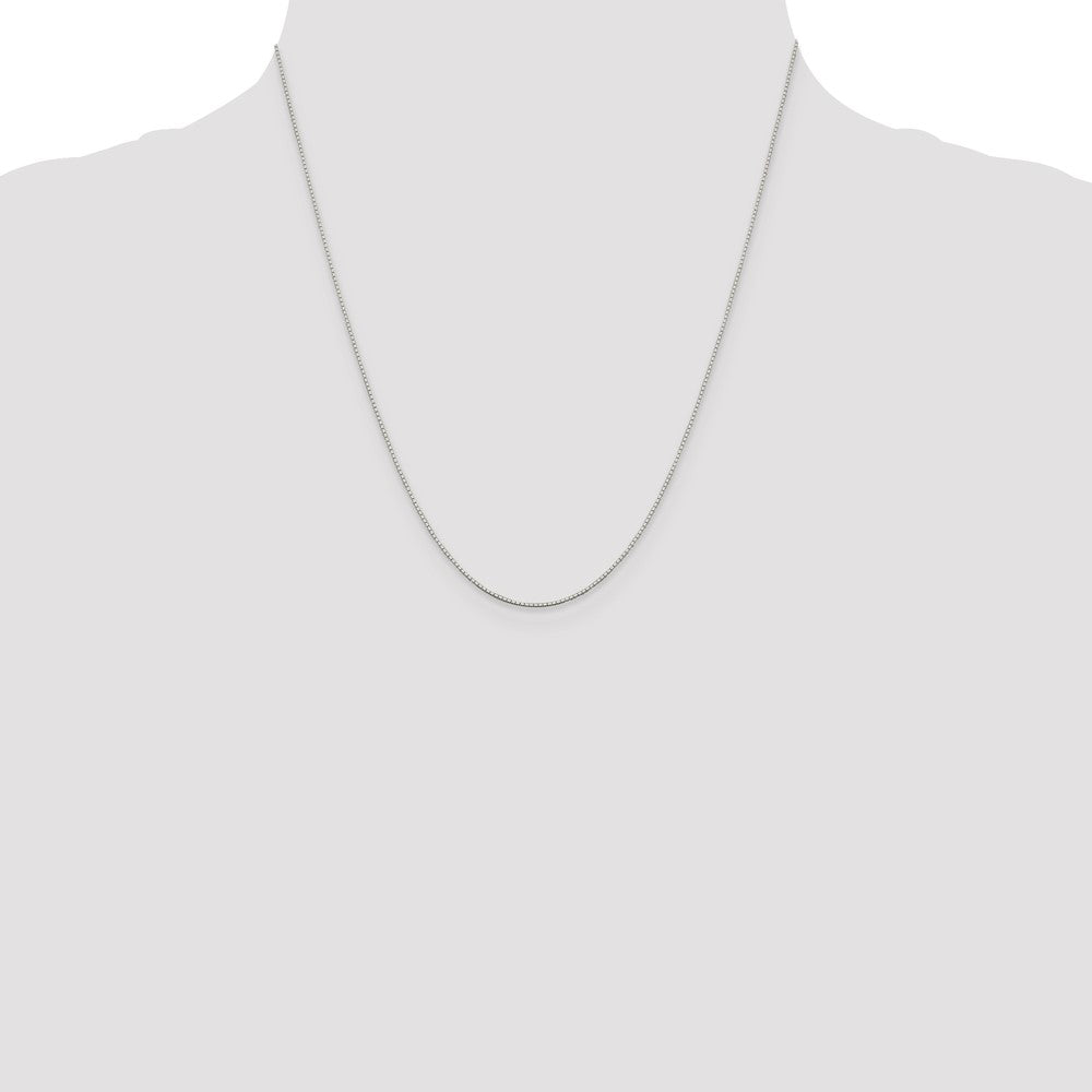 Sterling Silver .6mm Mirror Box Chain 20 Inches