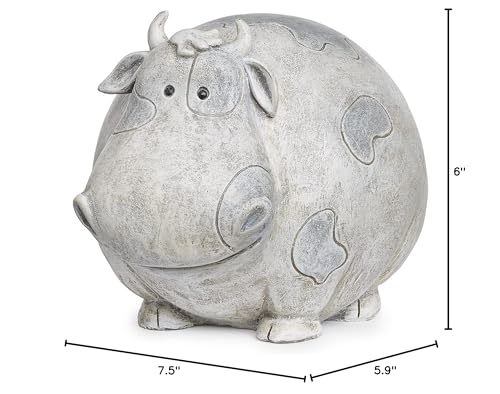 Home & Garden Cow Pudgy Pal Polyresin Yard Decor 16337
