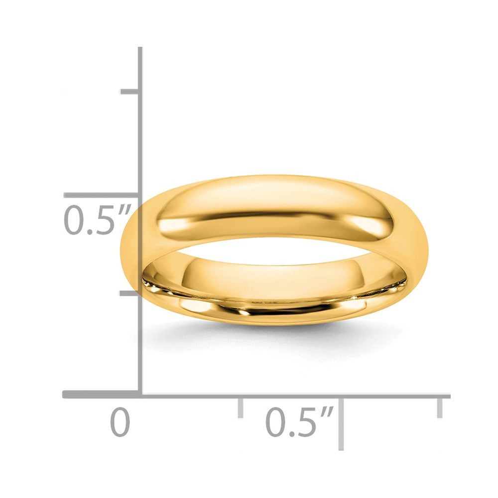 14KY 4.5mm Standard Comfort Fit Band Size 12