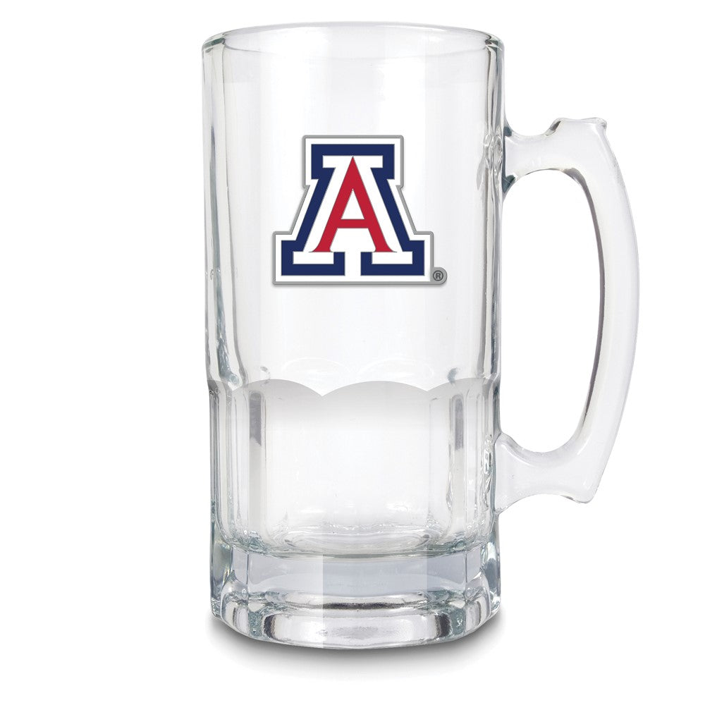 NCAA University of Arizona Glass 32 ounce Macho Mug