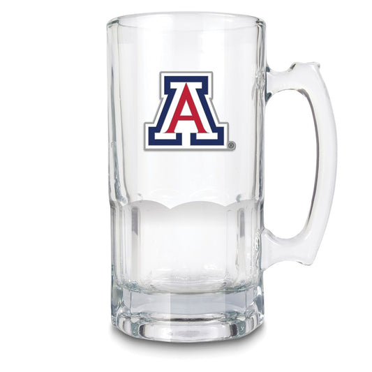 NCAA University of Arizona Glass 32 ounce Macho Mug