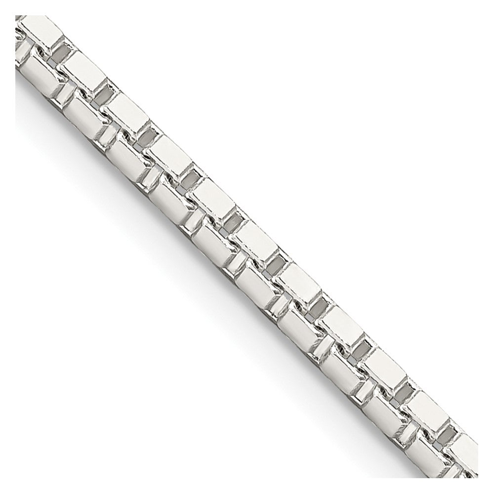 Sterling Silver 2.5mm Box Chain 30 Inches