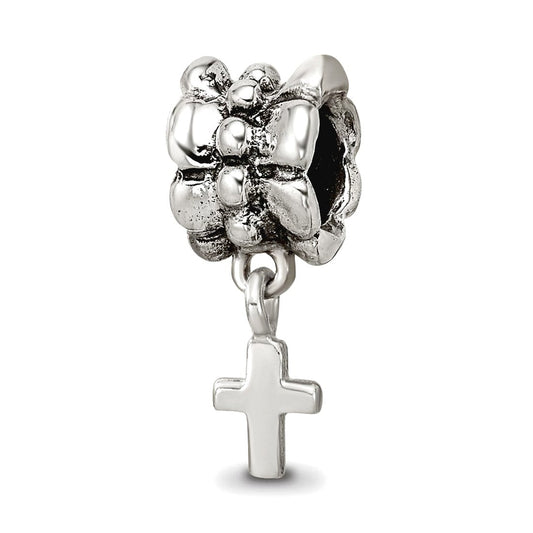 Sterling Silver Reflections Cross Dangle Bead