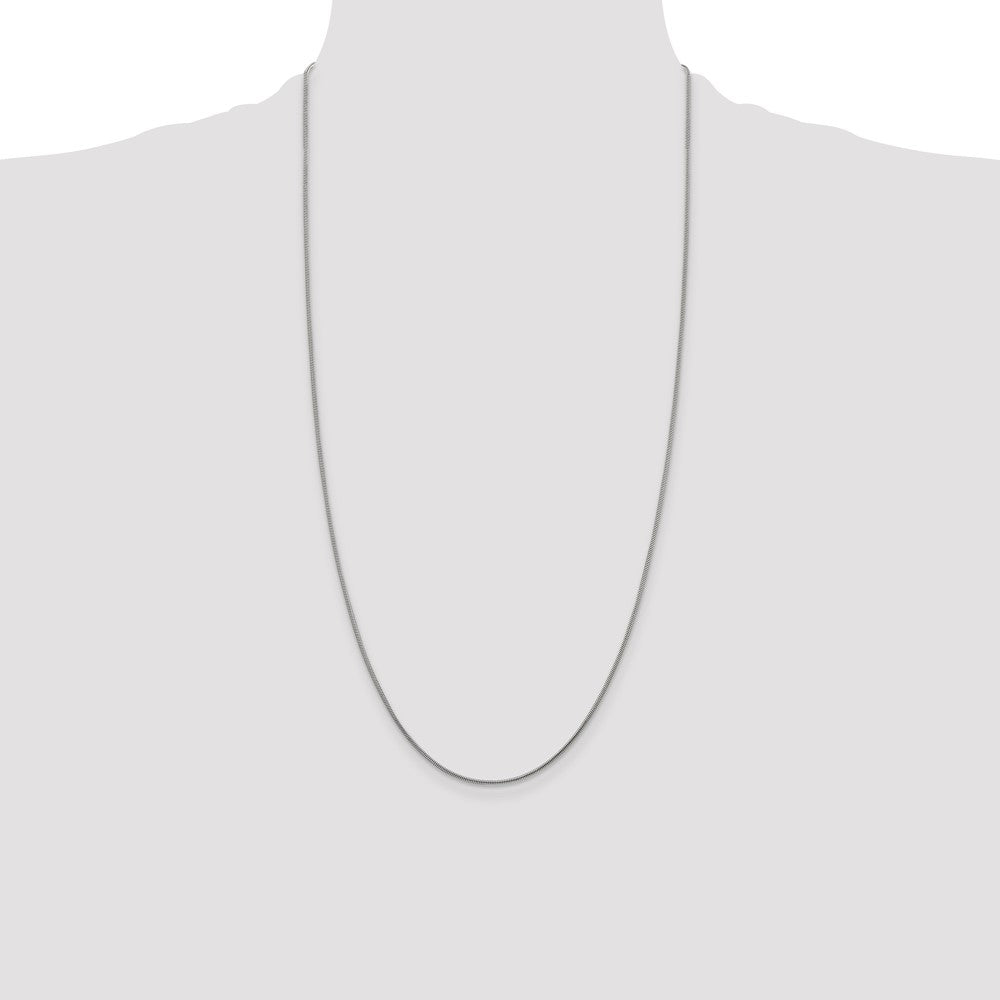 Sterling Silver 1.2mm Snake Chain 28 Inches