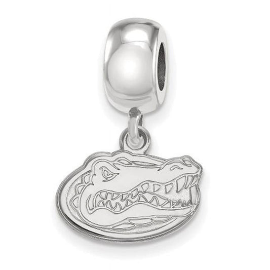 Sterling Silver University of Florida XS Gator Dangle Bead Charm