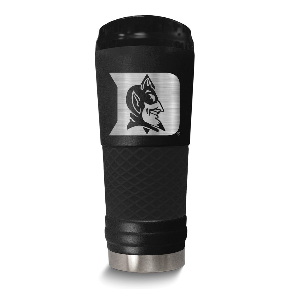 Collegiate Duke University Stainless Steel Silicone Grip 24 oz. Stealth Draft Tumbler with Lid