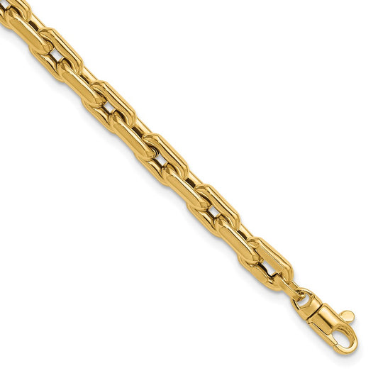 14K Polished Fancy Link Bracelet 7.5  inches