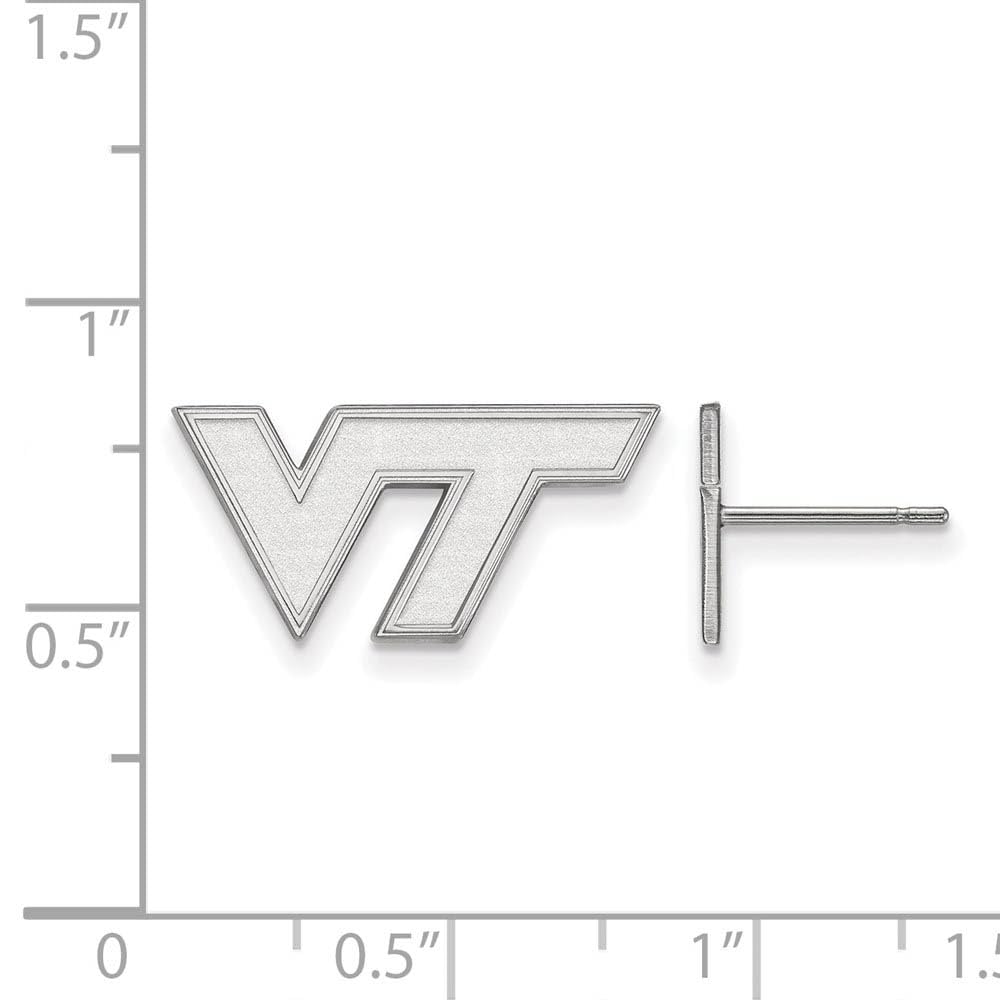 Women's Virginia Tech Hokies Sterling Silver XS Post Earrings