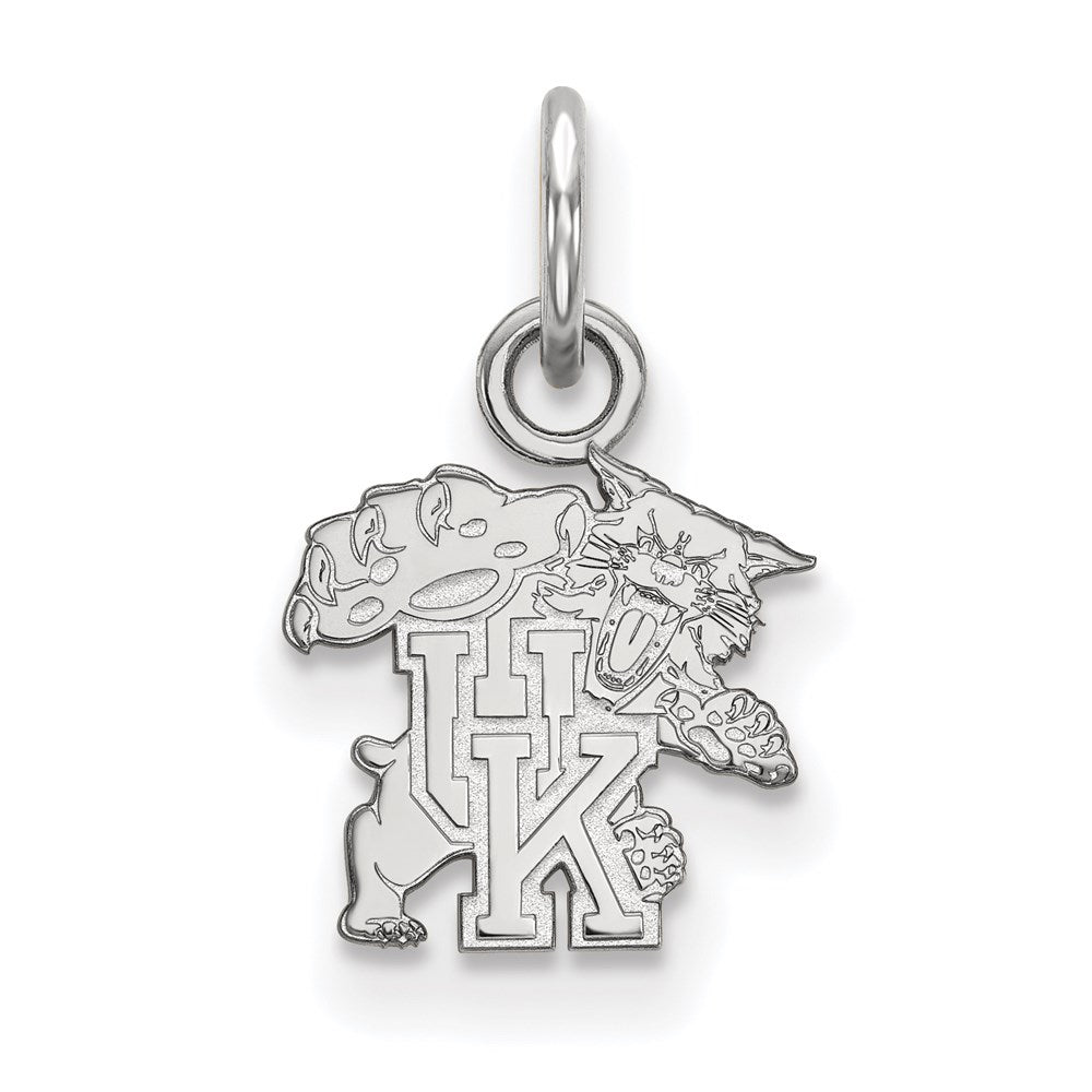 10k White Gold LogoArt University of Kentucky U-K Wildcat Extra Small Pendant Q1W043UK