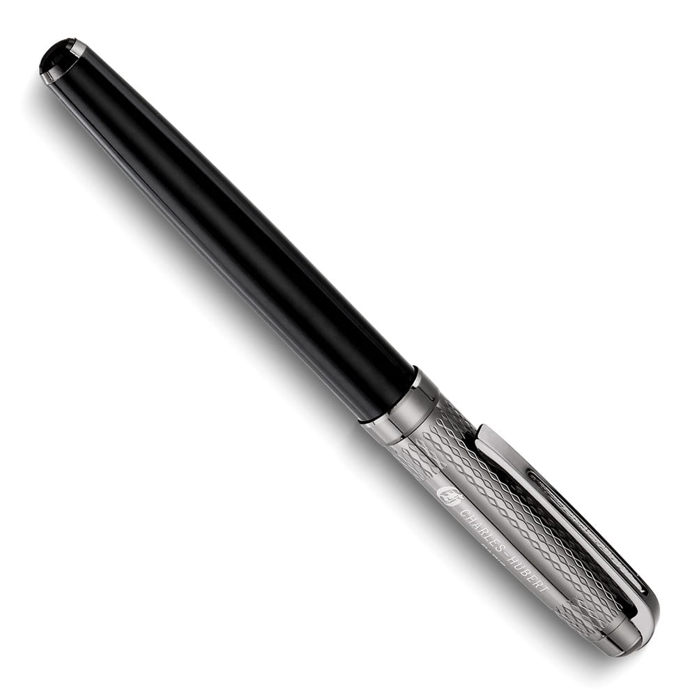 Charles-Hubert Black and Gunmetal Finish Rollerball Pen QGM13667