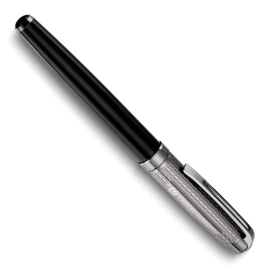 Charles-Hubert Black and Gunmetal Finish Rollerball Pen QGM13667