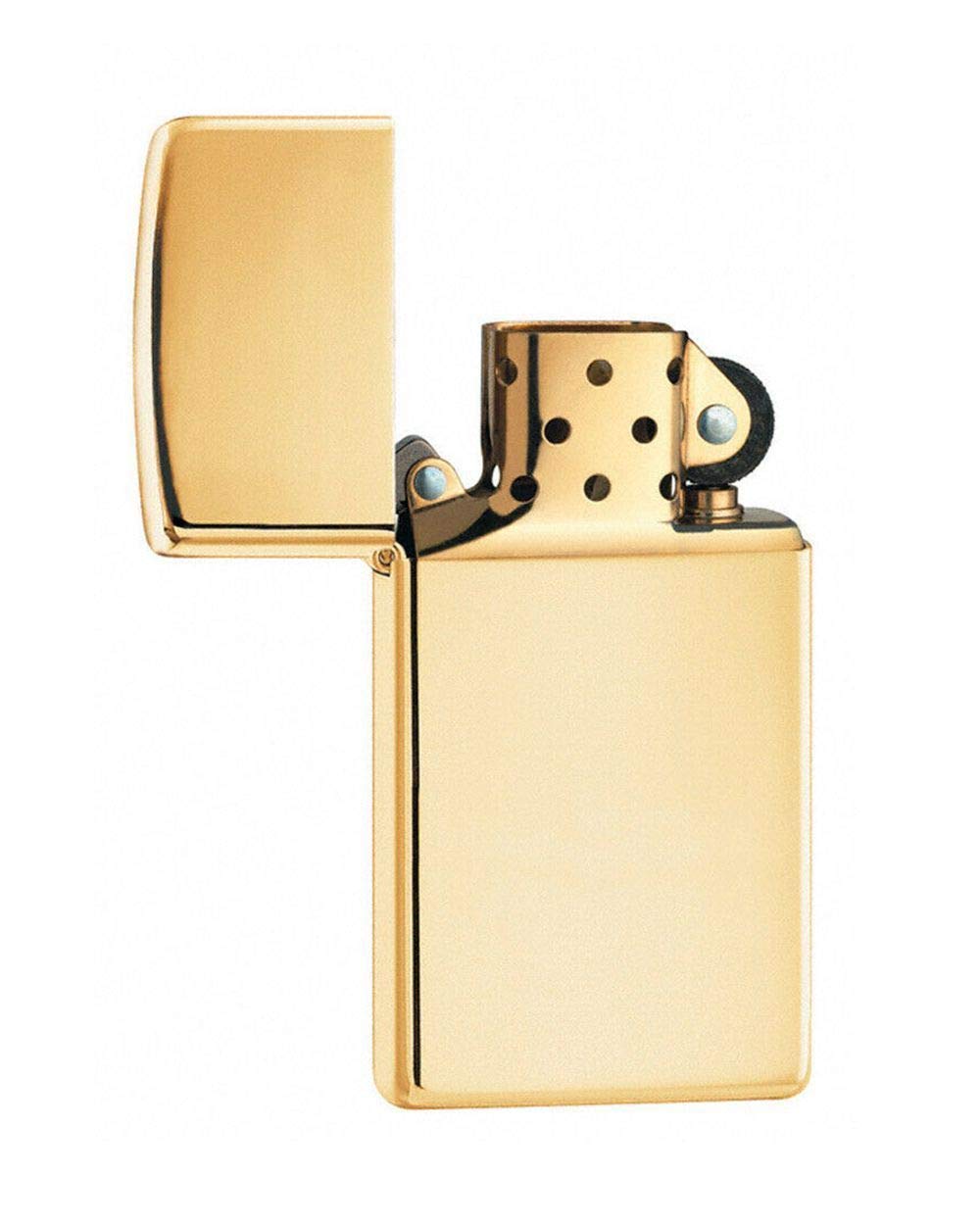 Zippo Slim High Polish Brass Pocket Lighter