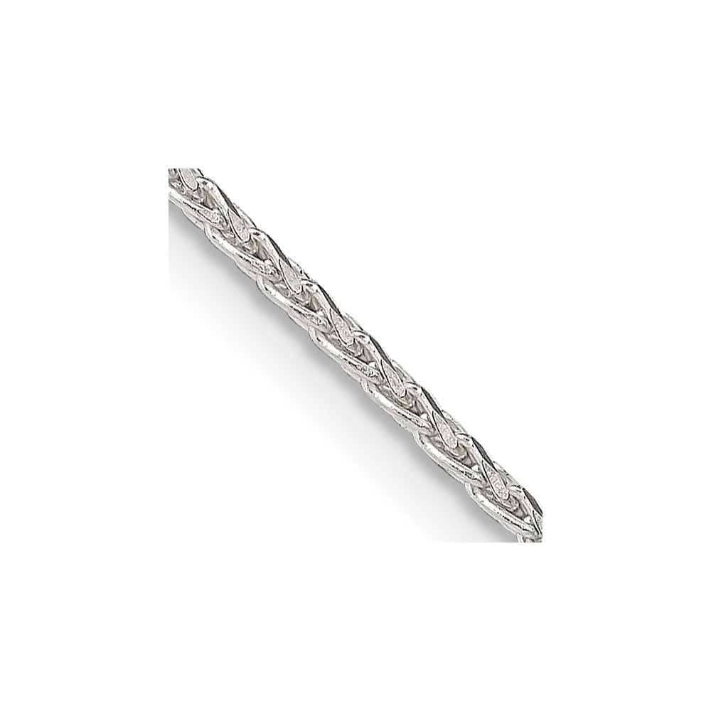 Sterling Silver 1.7mm Diamond-cut Round Spiga Chain 16 Inches