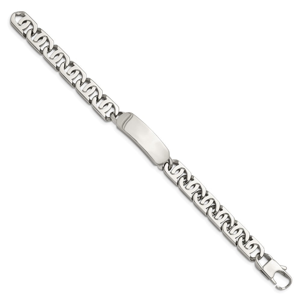 Stainless Steel Polished 8.75in ID Bracelet 8.5 inches