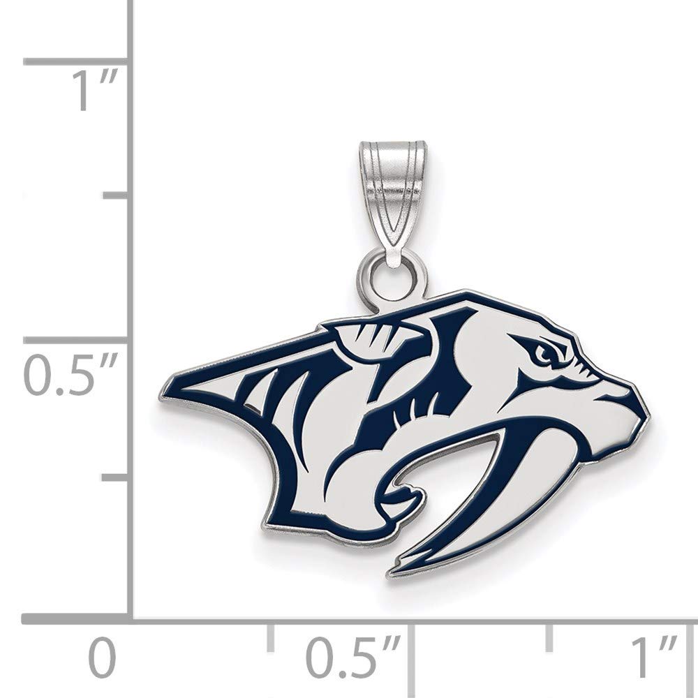 Women's Nashville Predators Sterling Silver XS Dangle Earrings