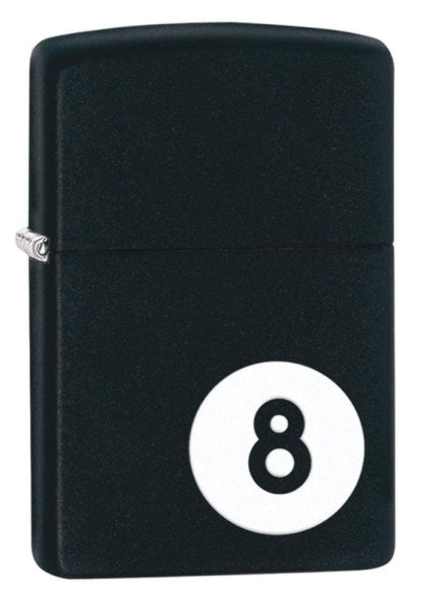 Zippo Eight Ball Black Matte Pocket Lighter