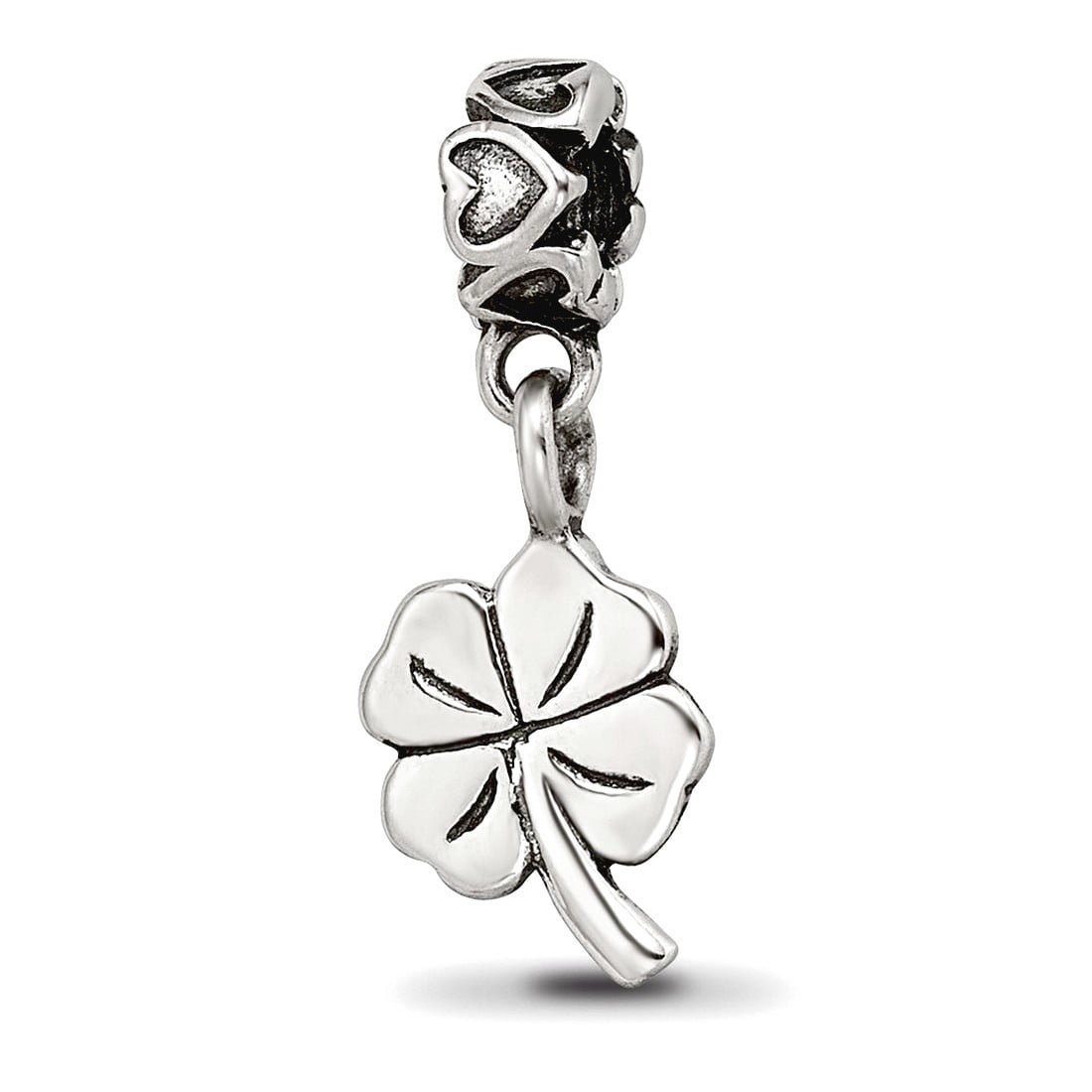 Reflection Beads Kids Collection Sterling Silver 4-Leaf Clover Dangle Reflections Bead