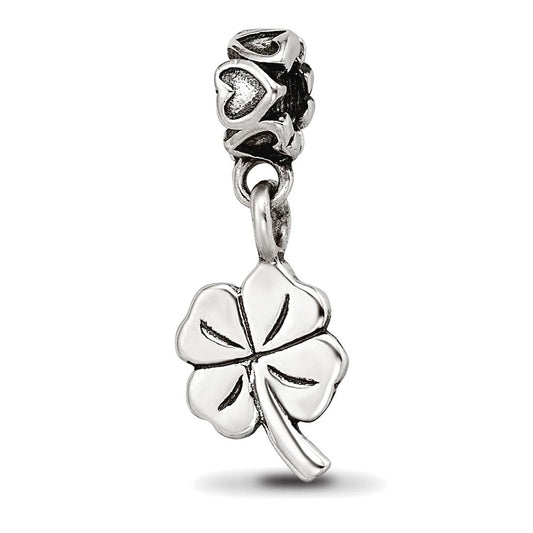 Reflection Beads Kids Collection Sterling Silver 4-Leaf Clover Dangle Reflections Bead
