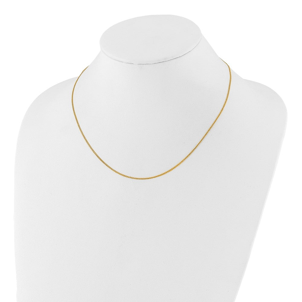 14K Adjustable 1.2 mm D/C Double Curb Chain
