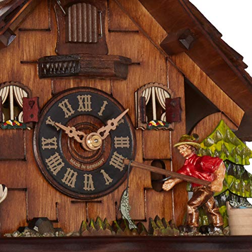 One Day Cuckoo Clock Cottage - Fisherman Raises Fishing Pole