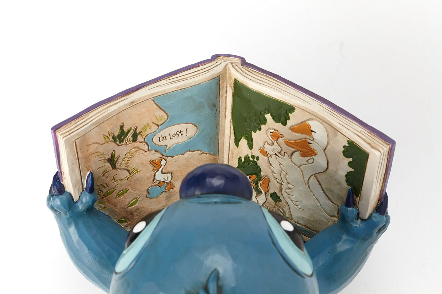 Disney Traditions by Jim Shore ‚ÄúLilo and Stitch‚Äù Stitch with a Storybook Stone Resin Figurine, 5.75‚Äù