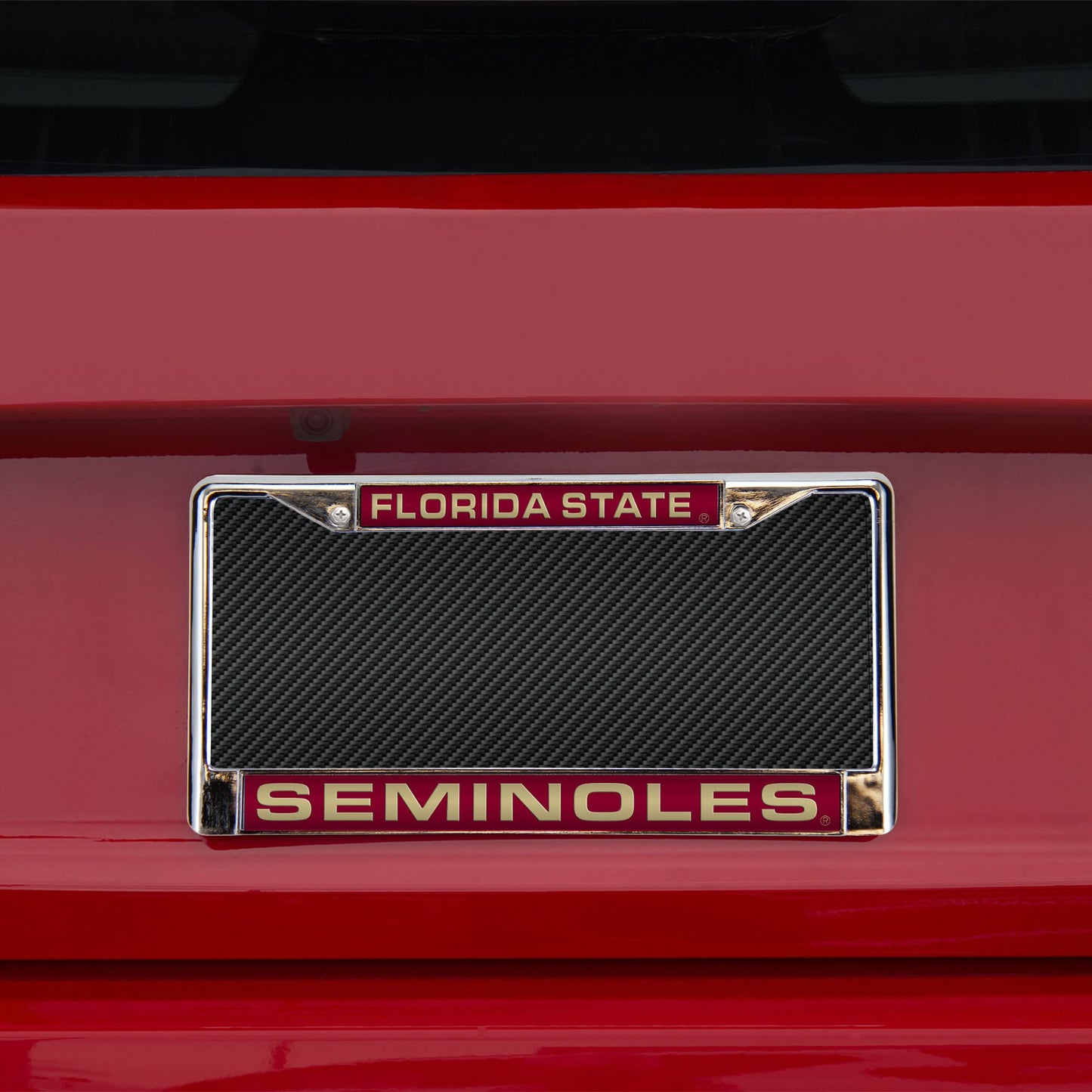 Florida State Seminoles Laser Chrome License Plate Frame