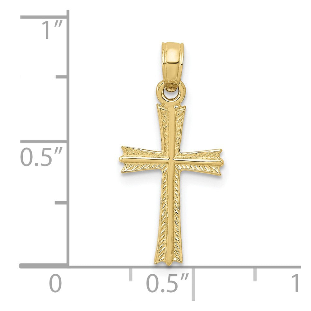 10K Cross Pendant Yellow Gold