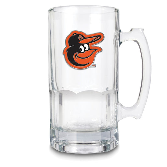 MLB Baltimore Orioles Glass 32 ounce Macho Mug