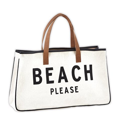 Canvas Tote-Beach Please (Other)
