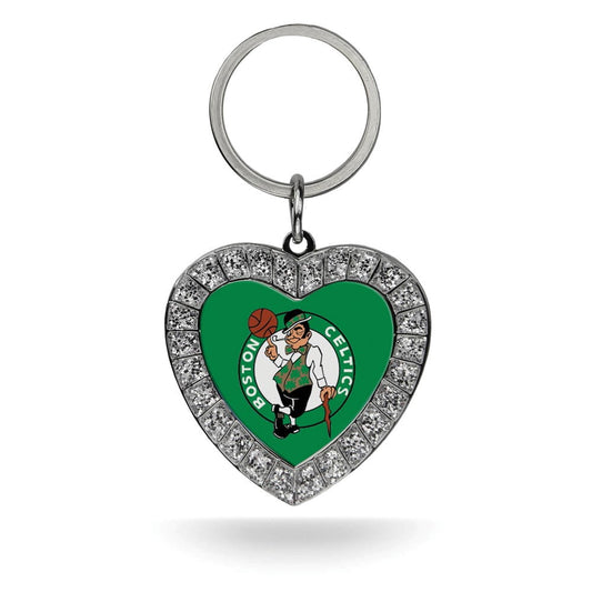 NBA Boston Celtics Rhinestone Heart Key Ring QGC7901
