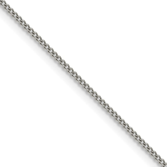 Chisel Stainless Steel Polished 1.5mm 22 inch Curb Chain