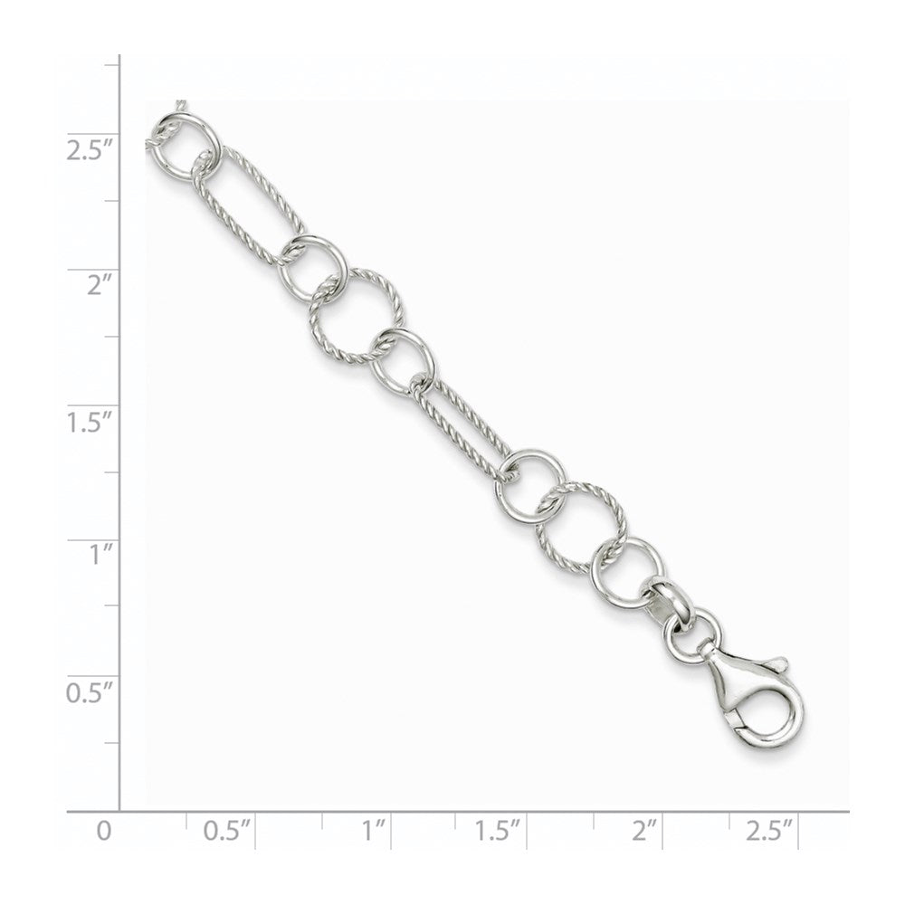 Sterling Silver Bracelet 7.5 inches