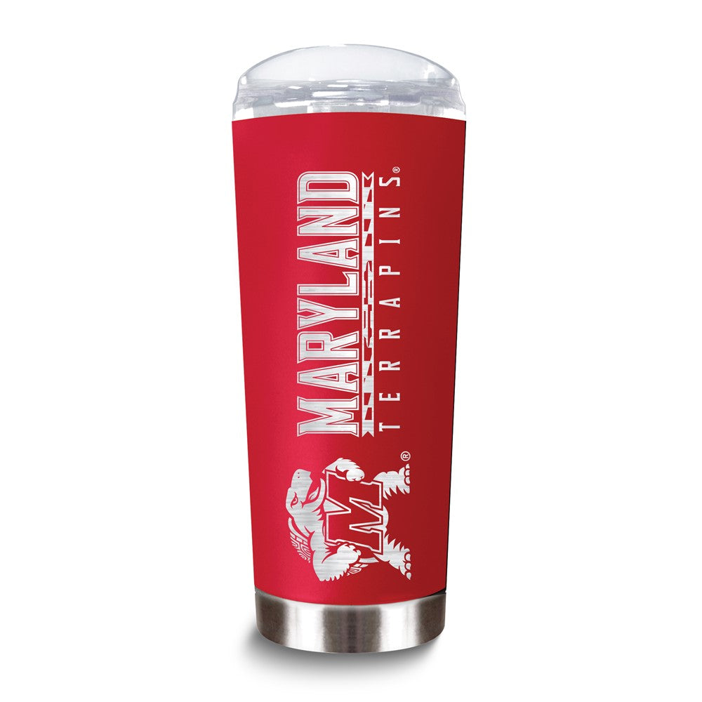 Collegiate University of Maryland Stainless Steel 18 oz. Roadie Tumbler with Lid