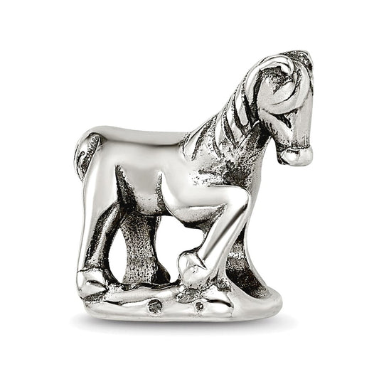 Sterling Silver Reflections Horse Bead