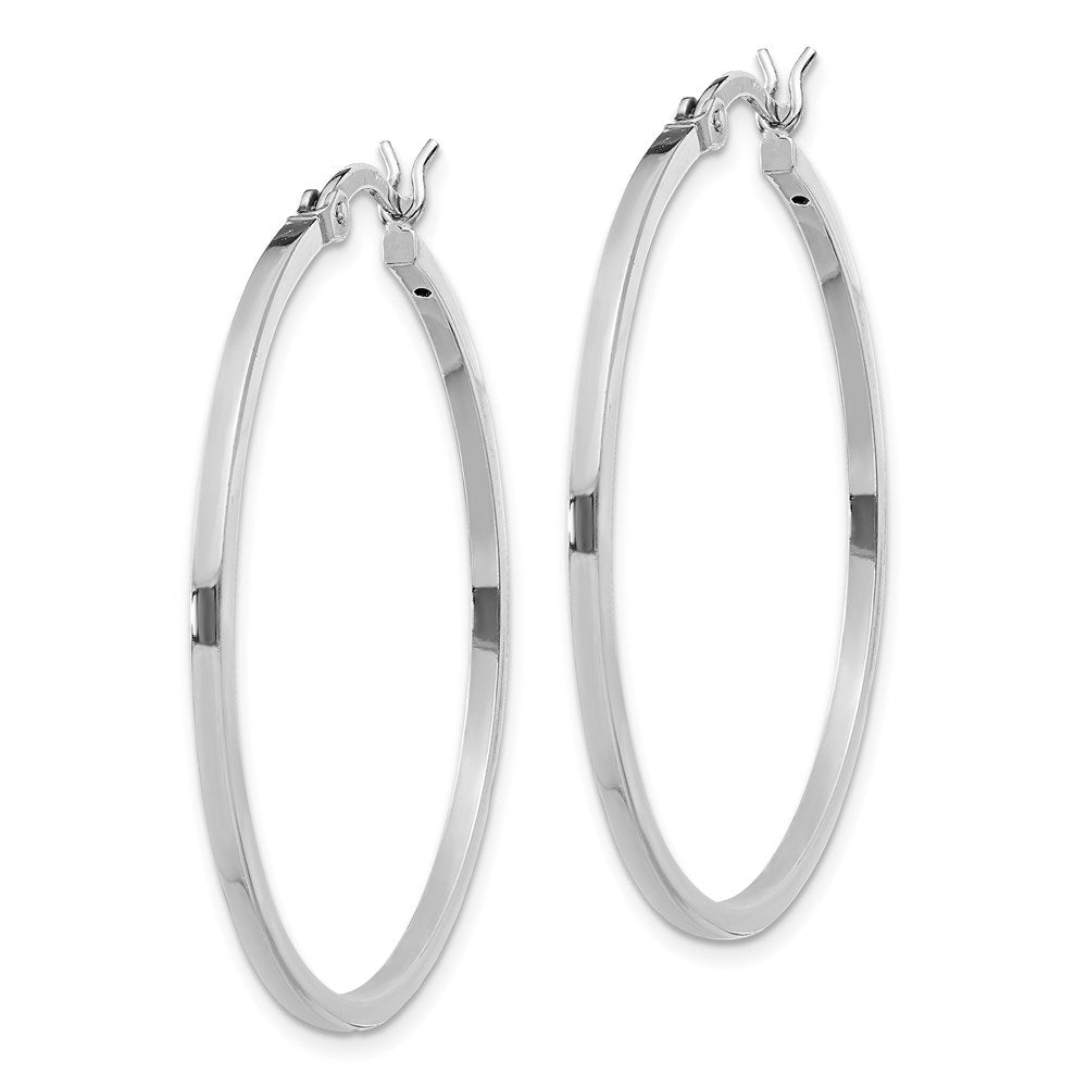 Sterling Silver Rhodium-plated Polished CZ Cat Post Earrings