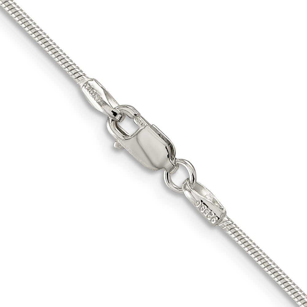 Sterling Silver 1.25mm Snake Chain 30 Inches
