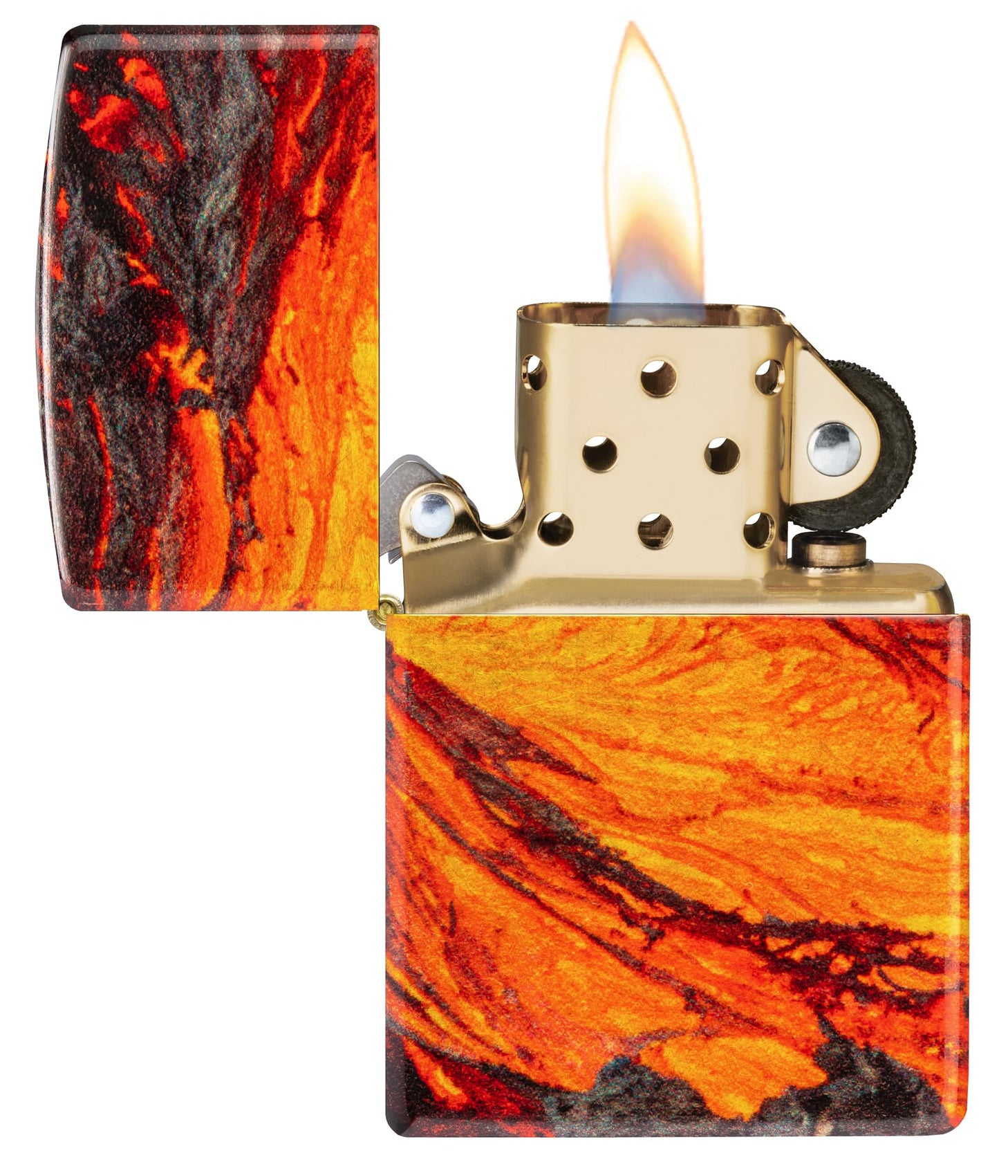 Zippo Lava Flow Design 540 Fusion Pocket Lighter