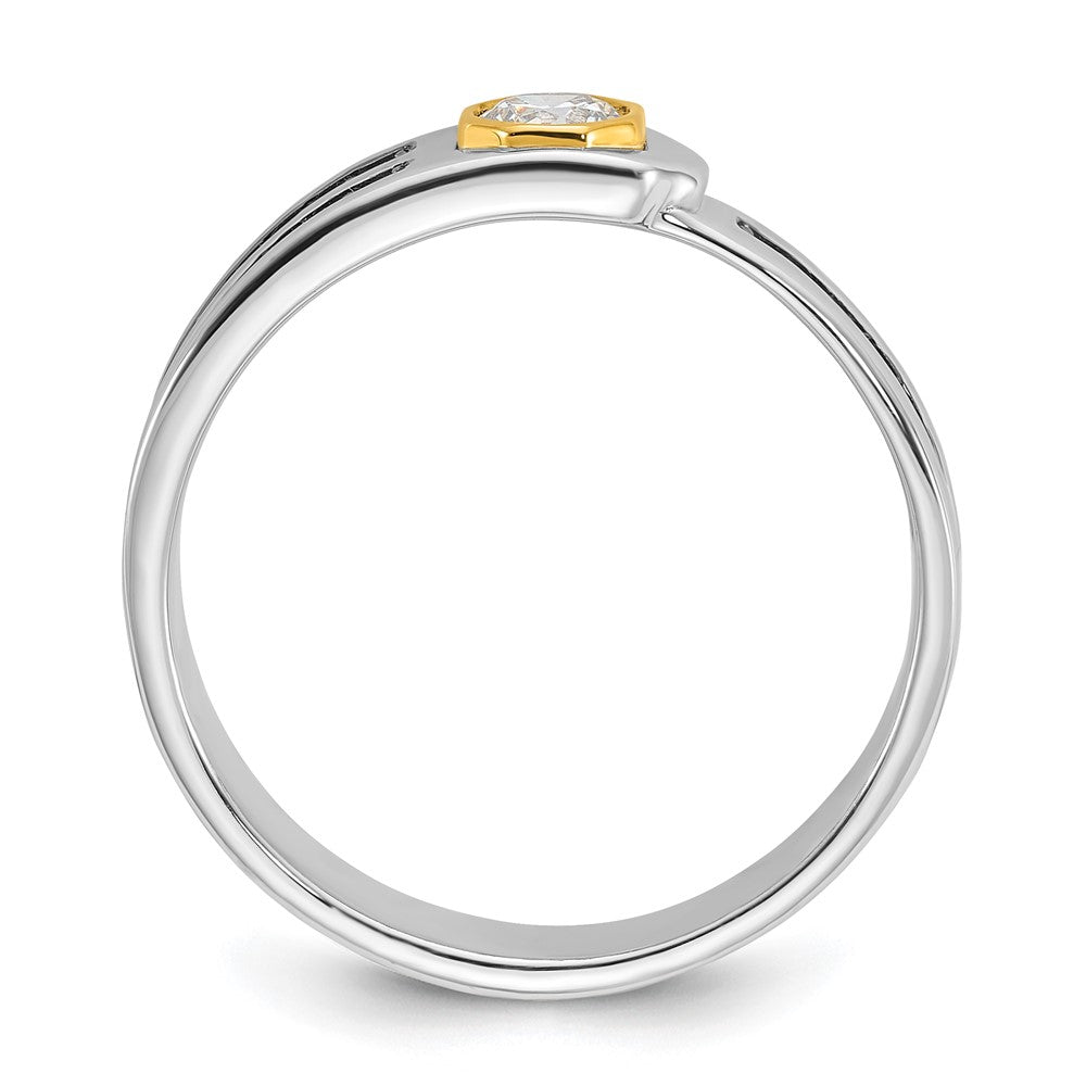 SS & GP IBGoodman Brown CZ complete Ring
