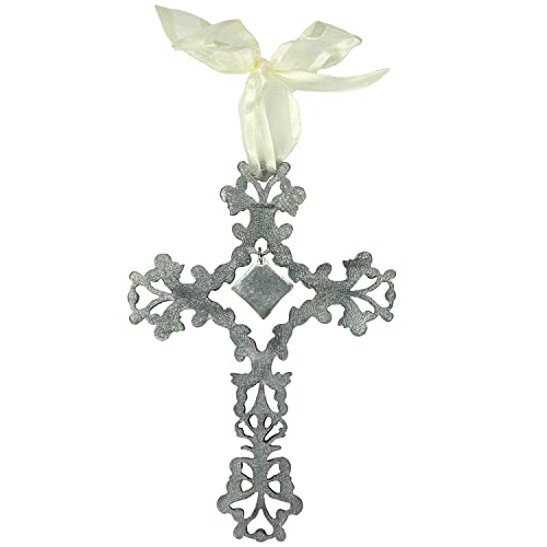 Cathedral Art FC321 60 Year Anniversary Wall Cross, 5-Inch High
