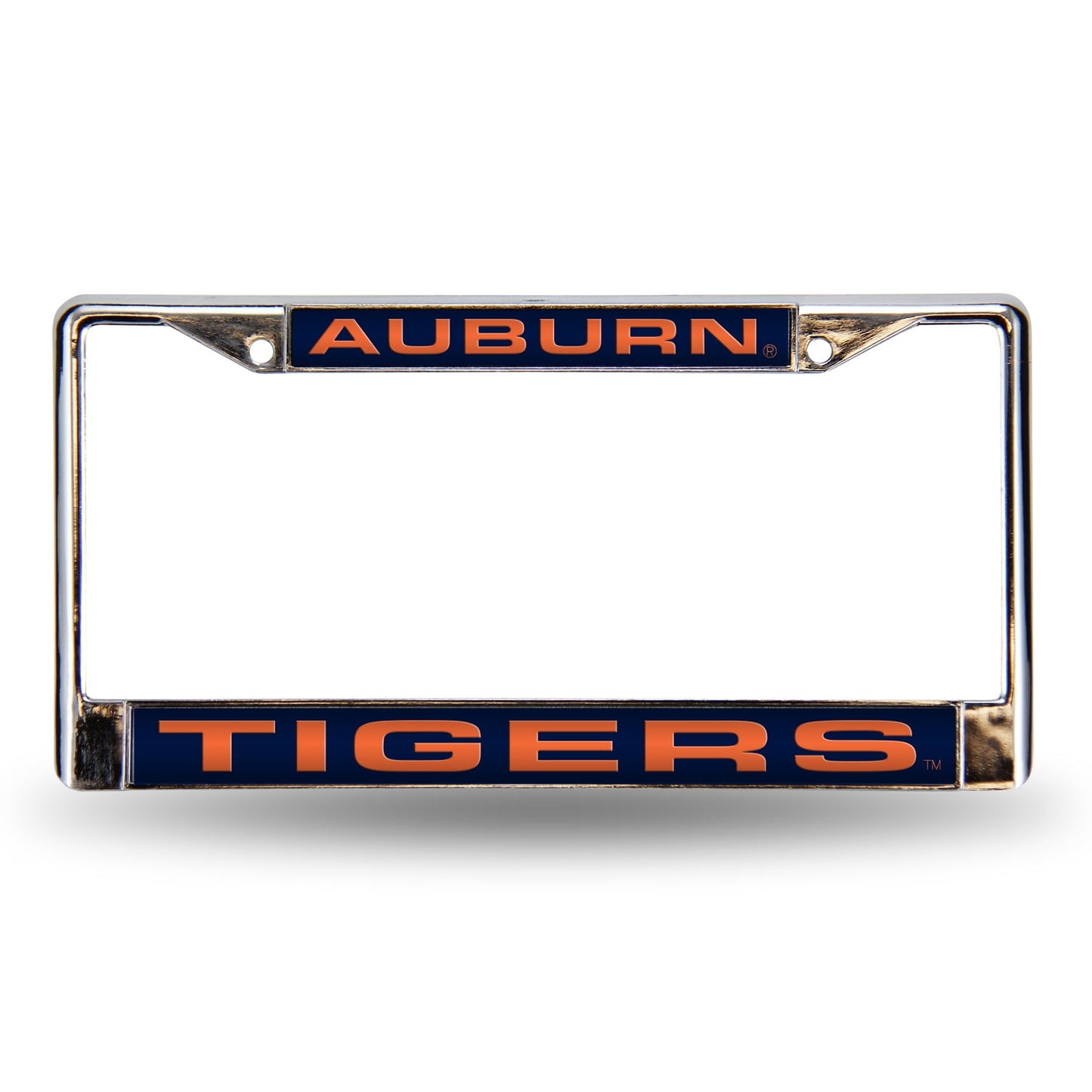 Auburn-Tiger's Chrome Metal Laser Cut License Plate Frame