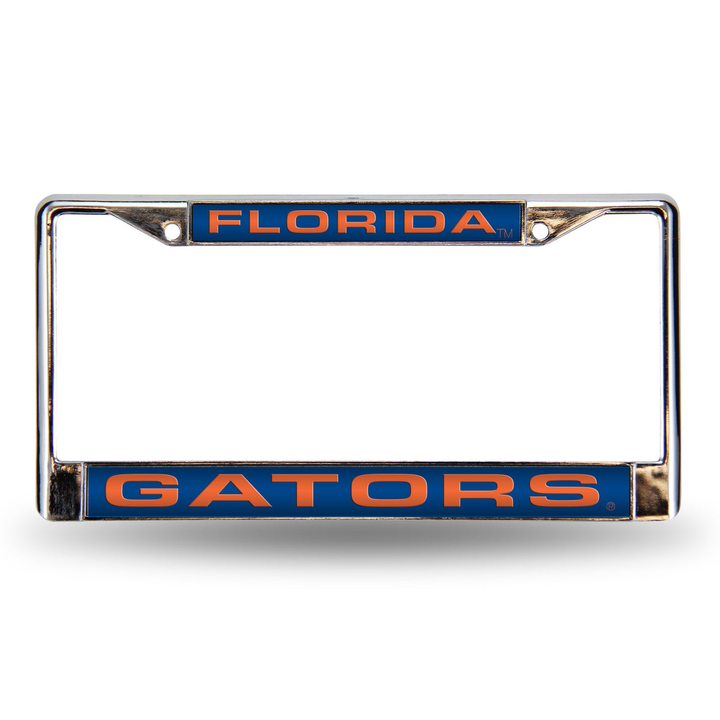 Florida-Gator's Chrome Metal Laser Cut License Plate Frame