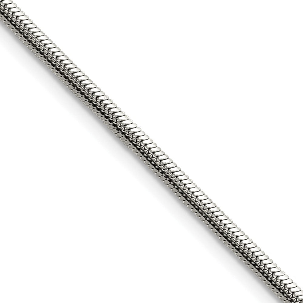 Chisel Stainless Steel Polished 2.7mm 16 inch Snake Chain