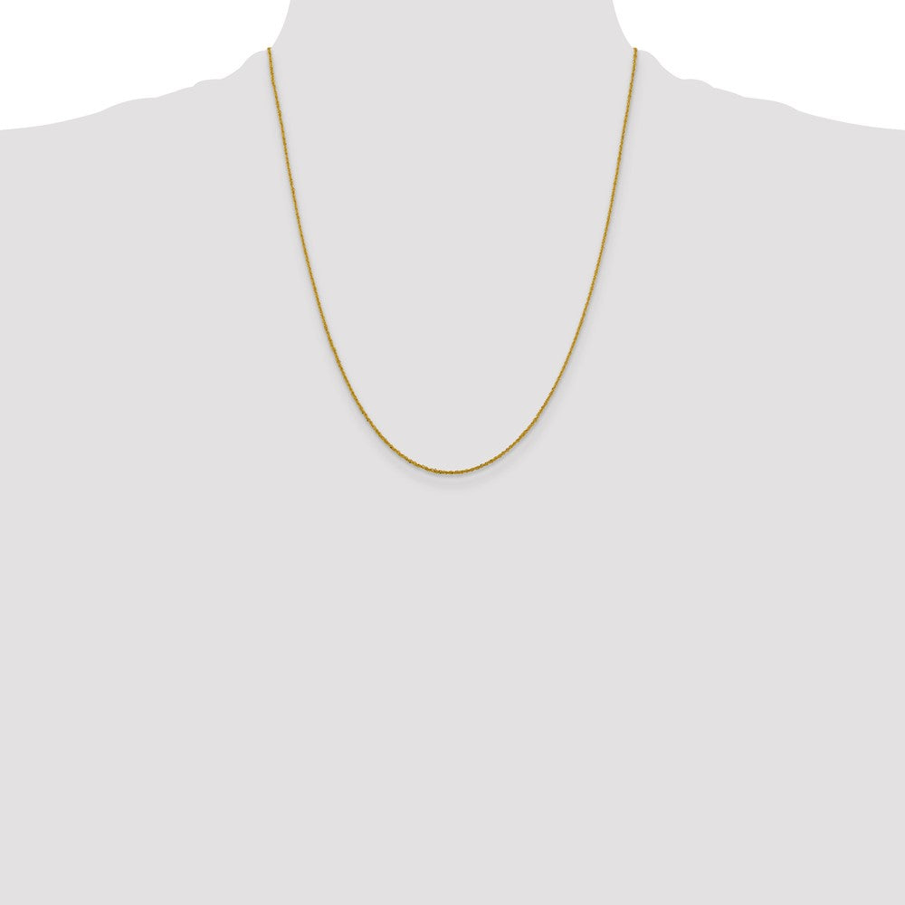 10k 1.3mm Sparkle Singapore Chain