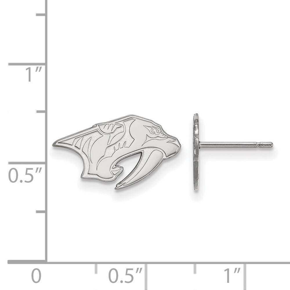 Women's Nashville Predators Sterling Silver XS Post Earrings