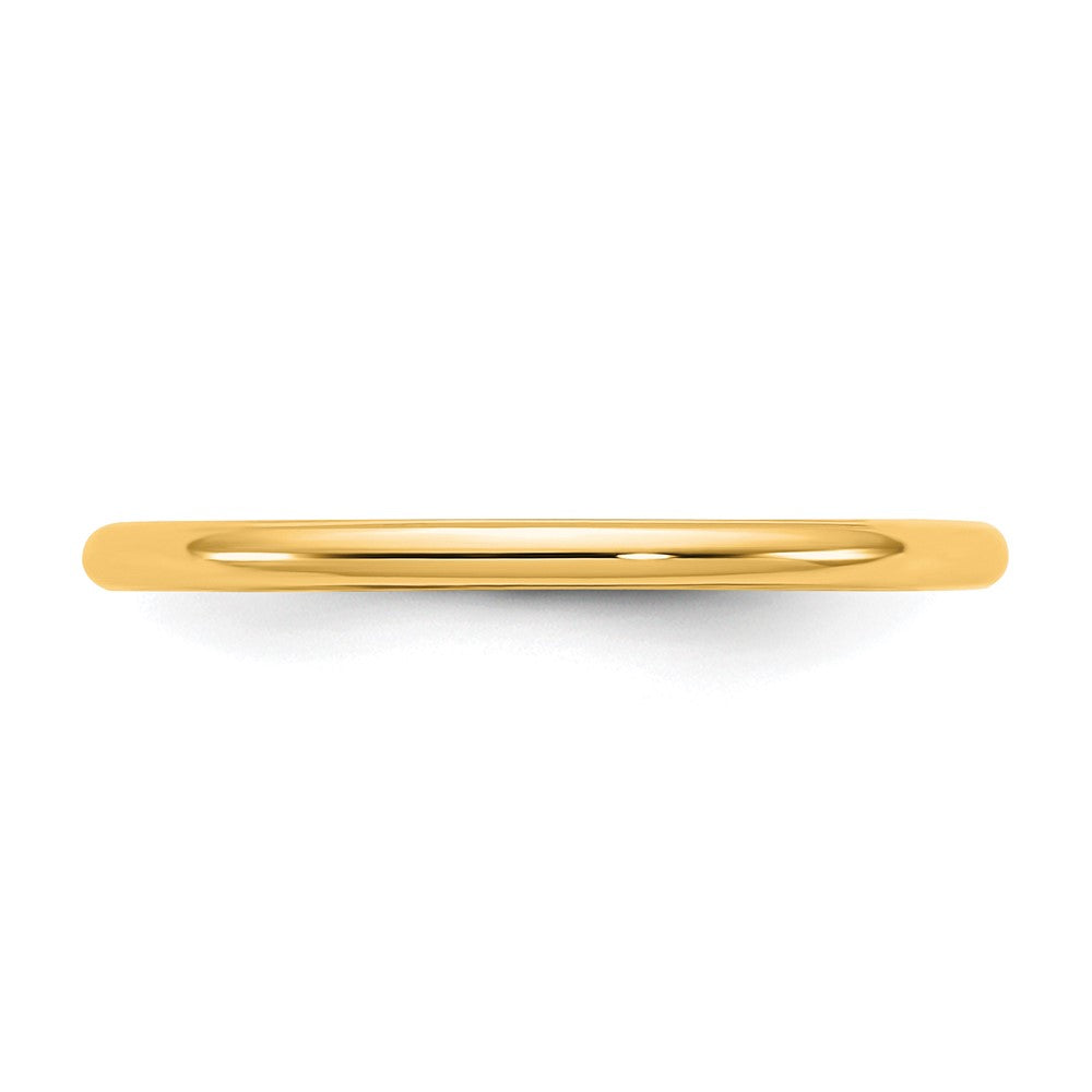 10KY 1.5mm Half Round Band Size 8