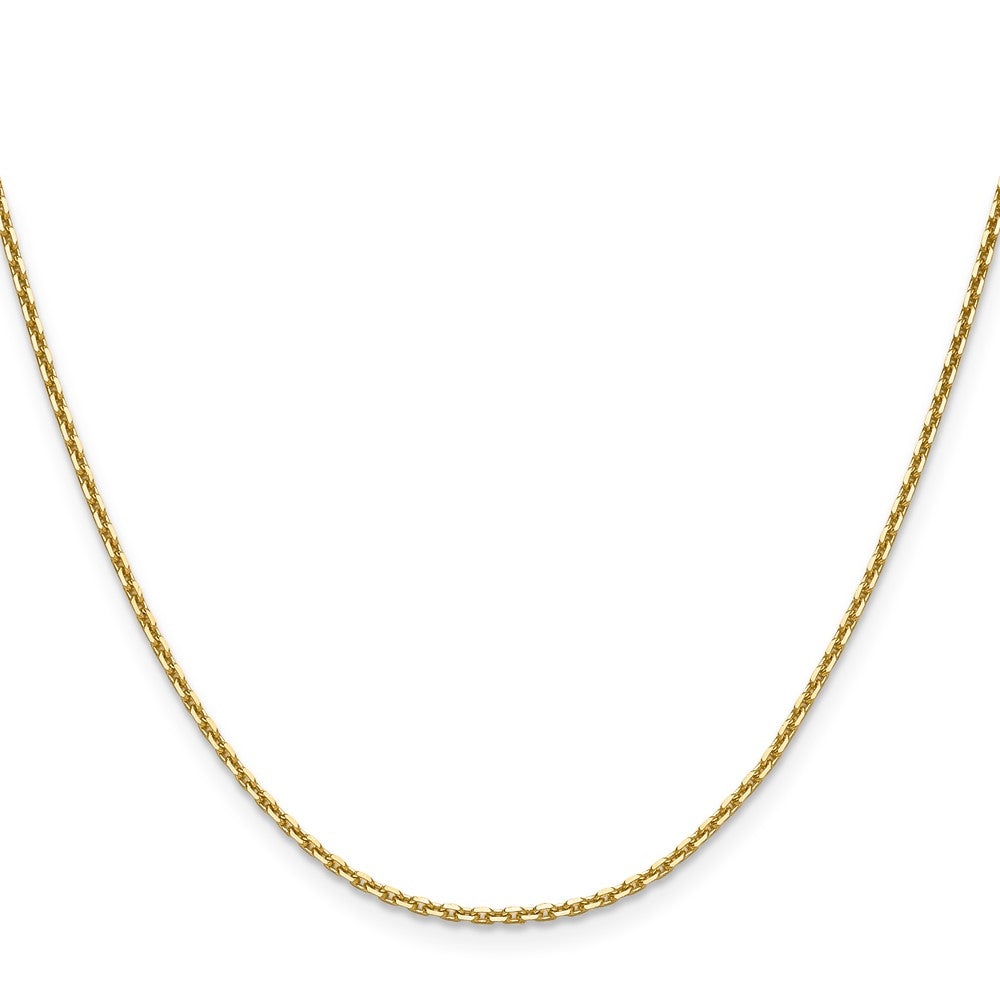 14K 1.65mm D/C Square Cable Chain